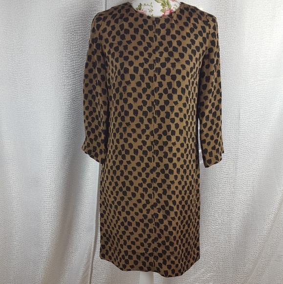 jaeger leopard print dress